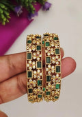 Kundan stone bangles