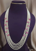 Kundan stone  and pearls necklace