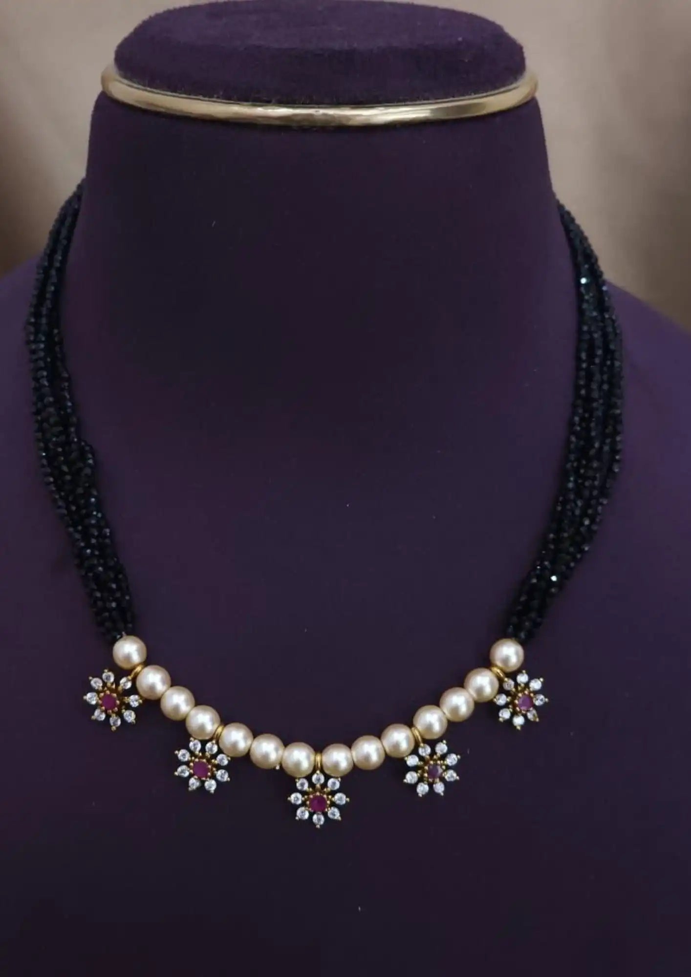 Kundan and Pearls Mangalsutra
