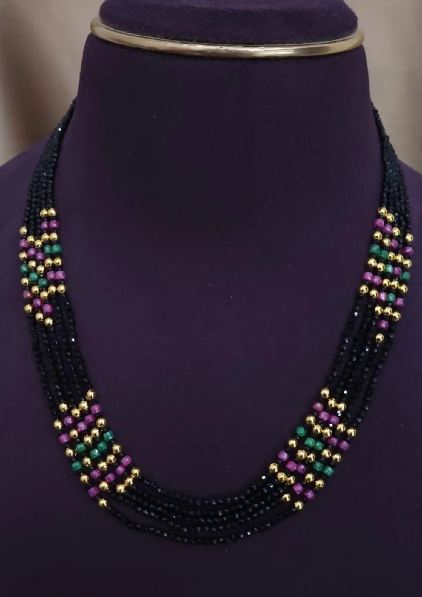Pearls and black beas Mangalsutra