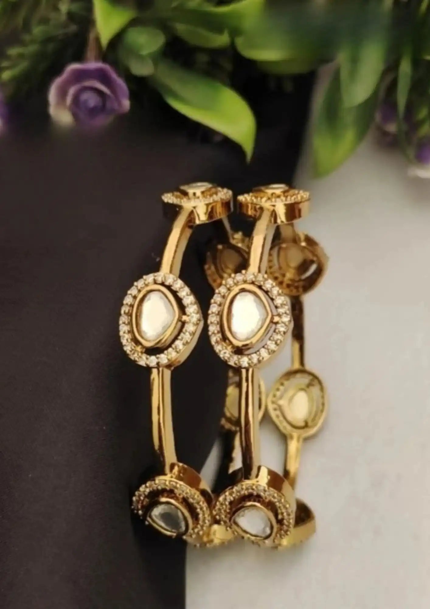 Victorian jewellery moissanite bangles