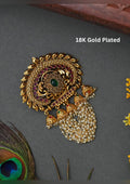 kundan and rice beads Hair accessories