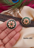 Kundan stone gold plated Earrings