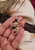 Lord krishna gold plated pendant