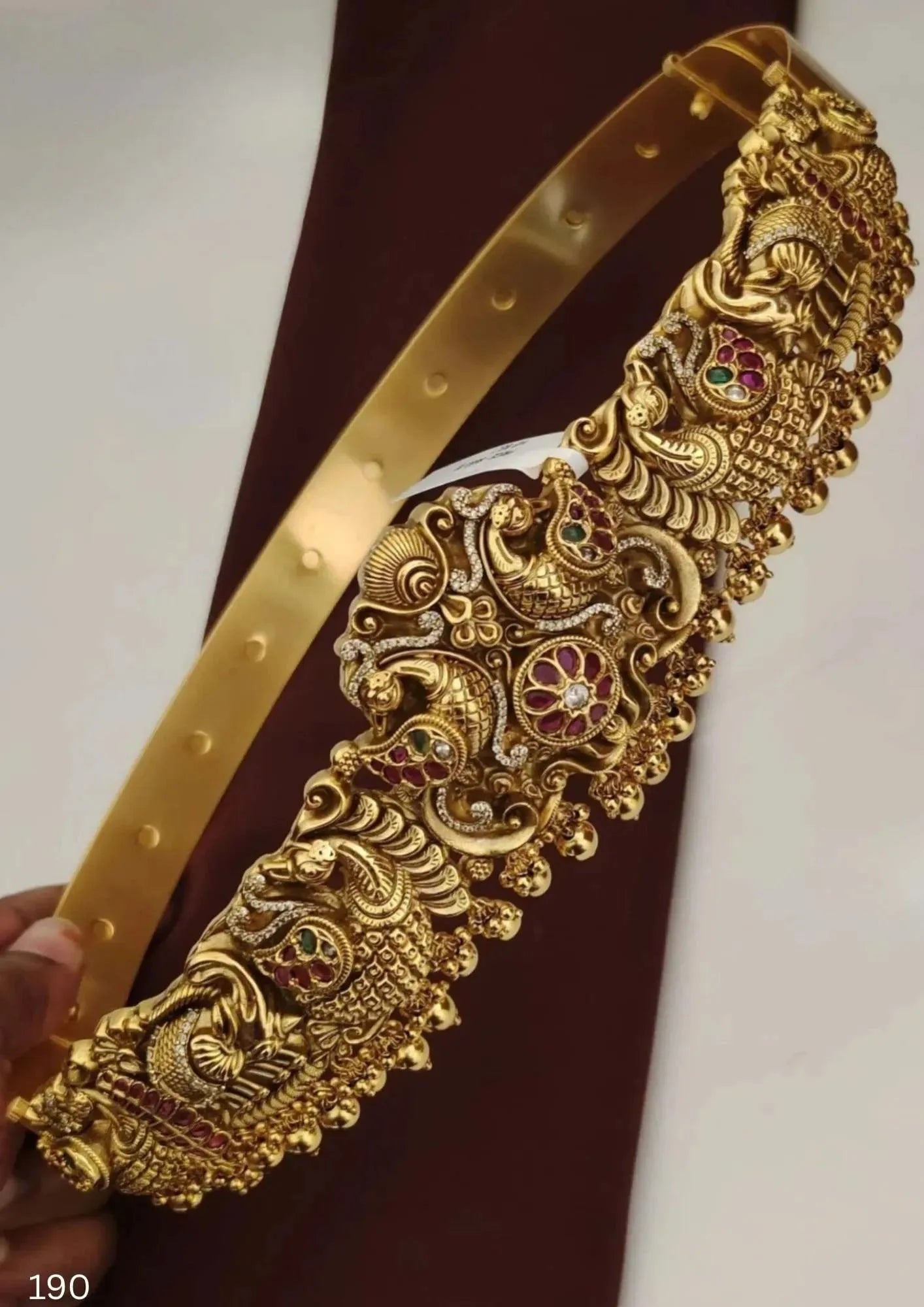 Kundan stone gold plated Adult hip-belt