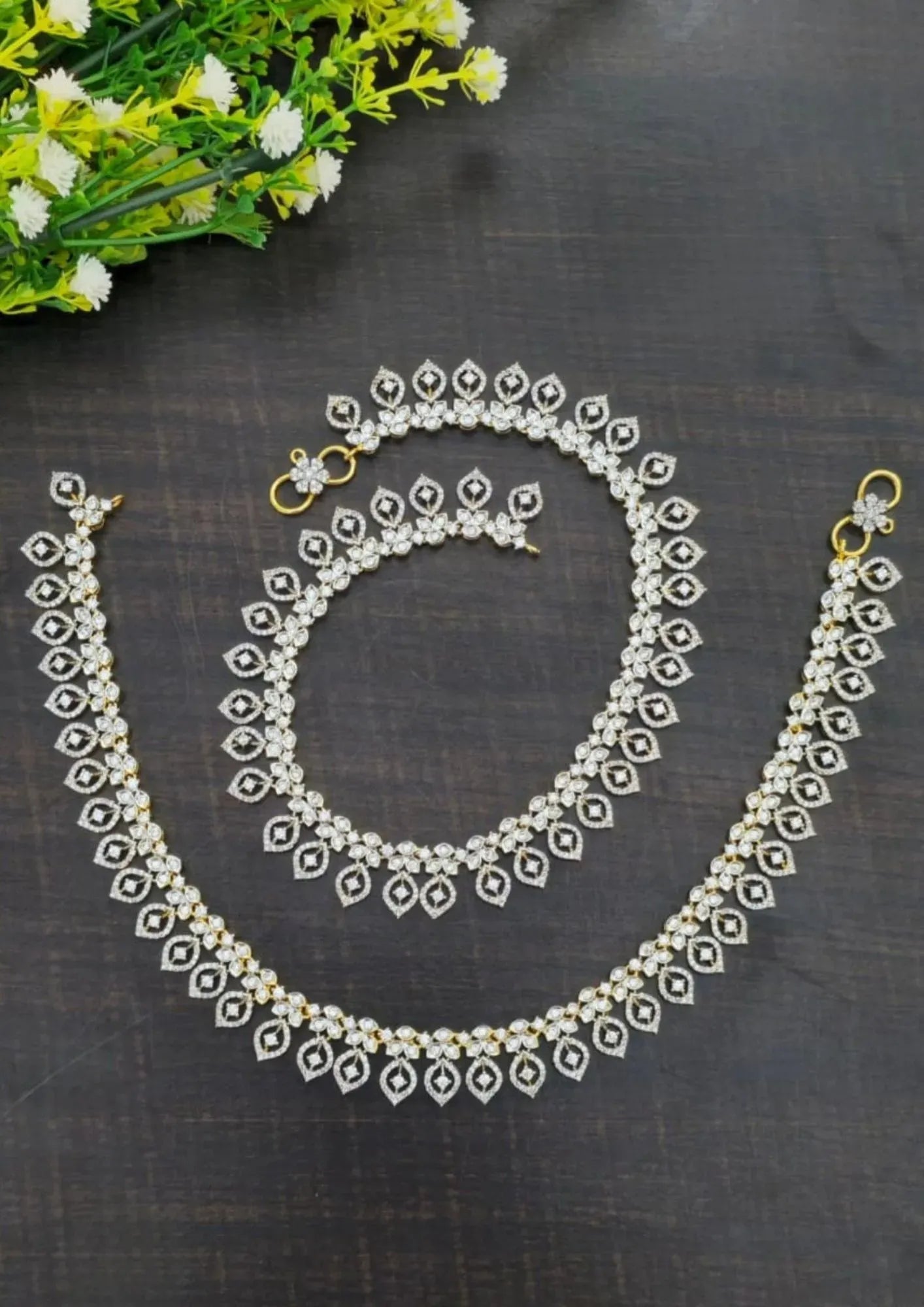 American Diamond stones Anklets