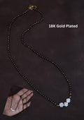 Pure Zirconian Diamond Gold Plated Mangalsutra