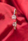 American diamond stone gold plated bracelet (Kada)