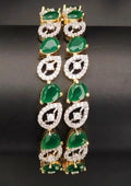 American diamond stone gold plated bangles