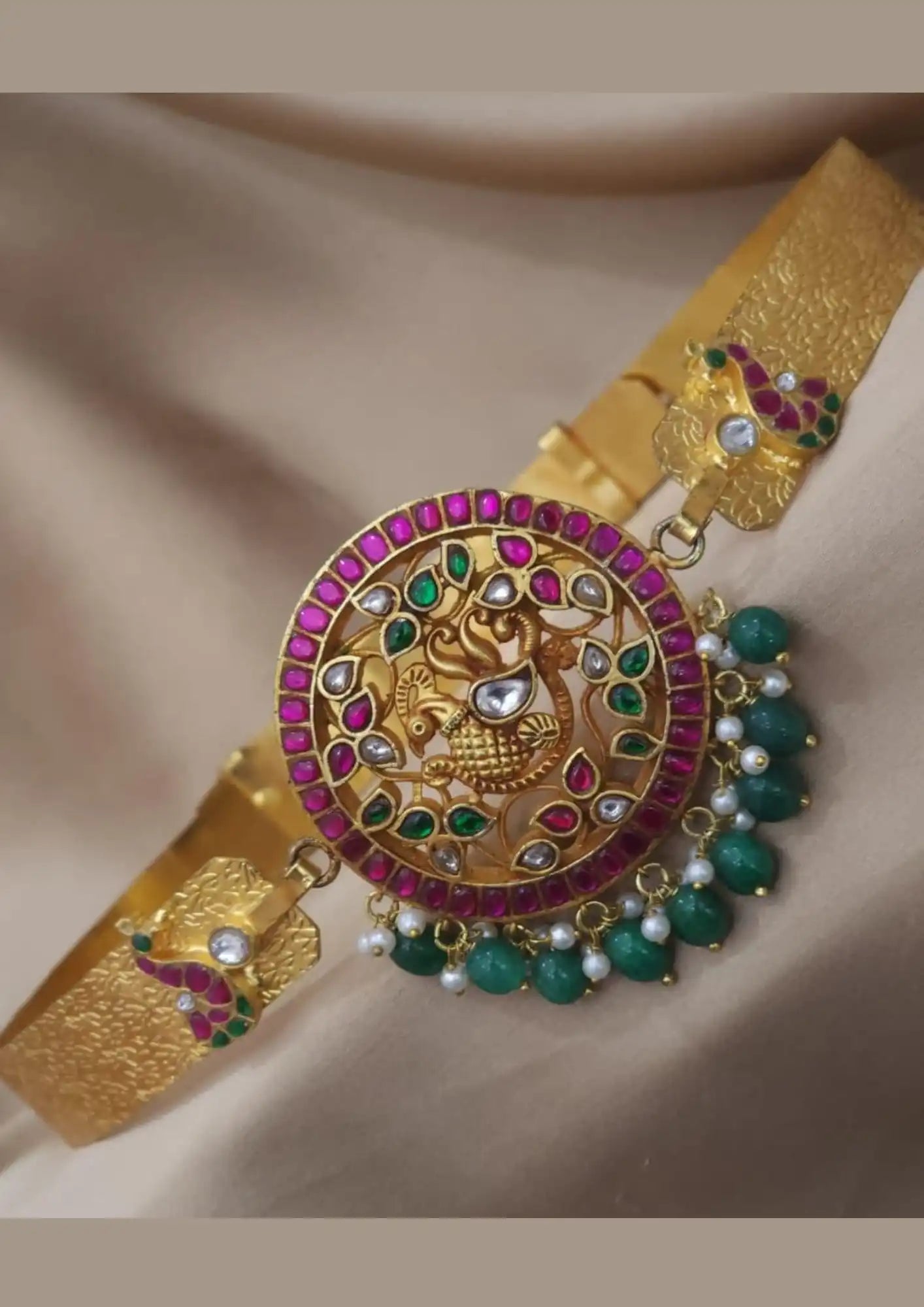 Jadau kundan kids hipbelt (vadannam)