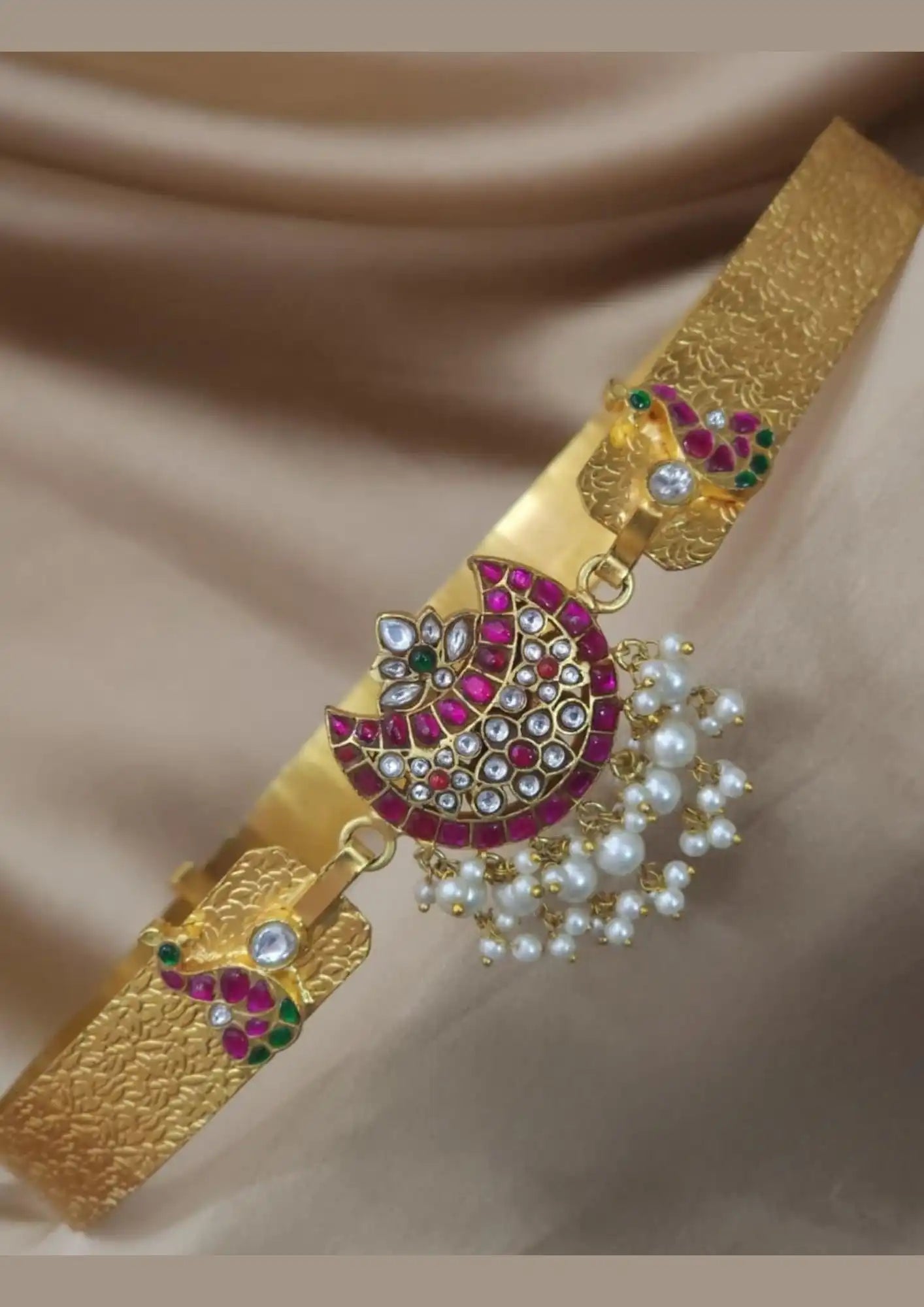 Jadau kundan kids hipbelt (vadannam)