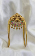 Kundan stone and beads temple jewellery floral vanki