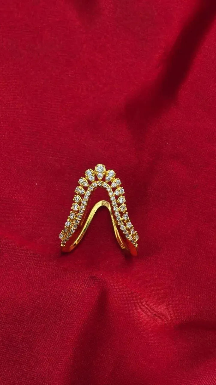Kundan stone ring