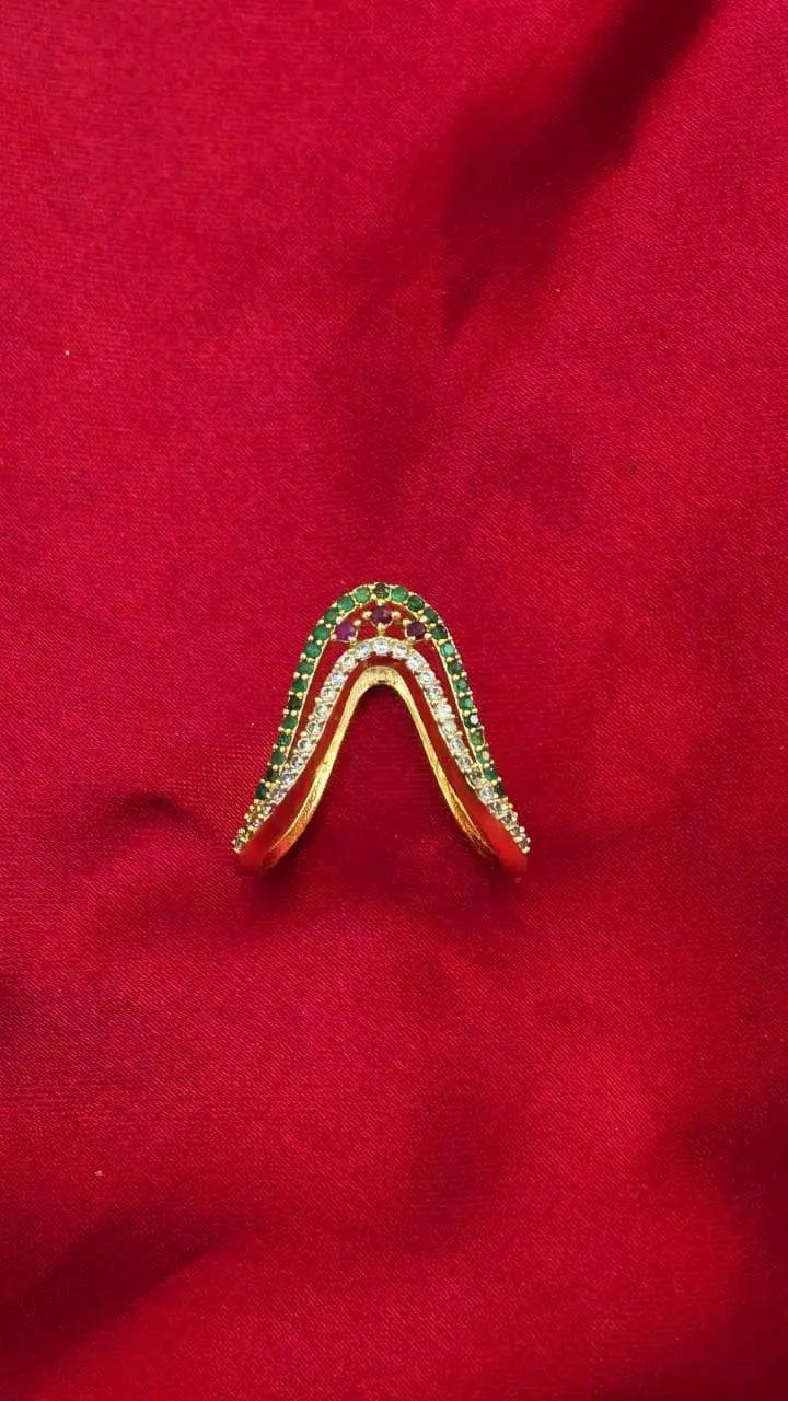 Kundan stone ring