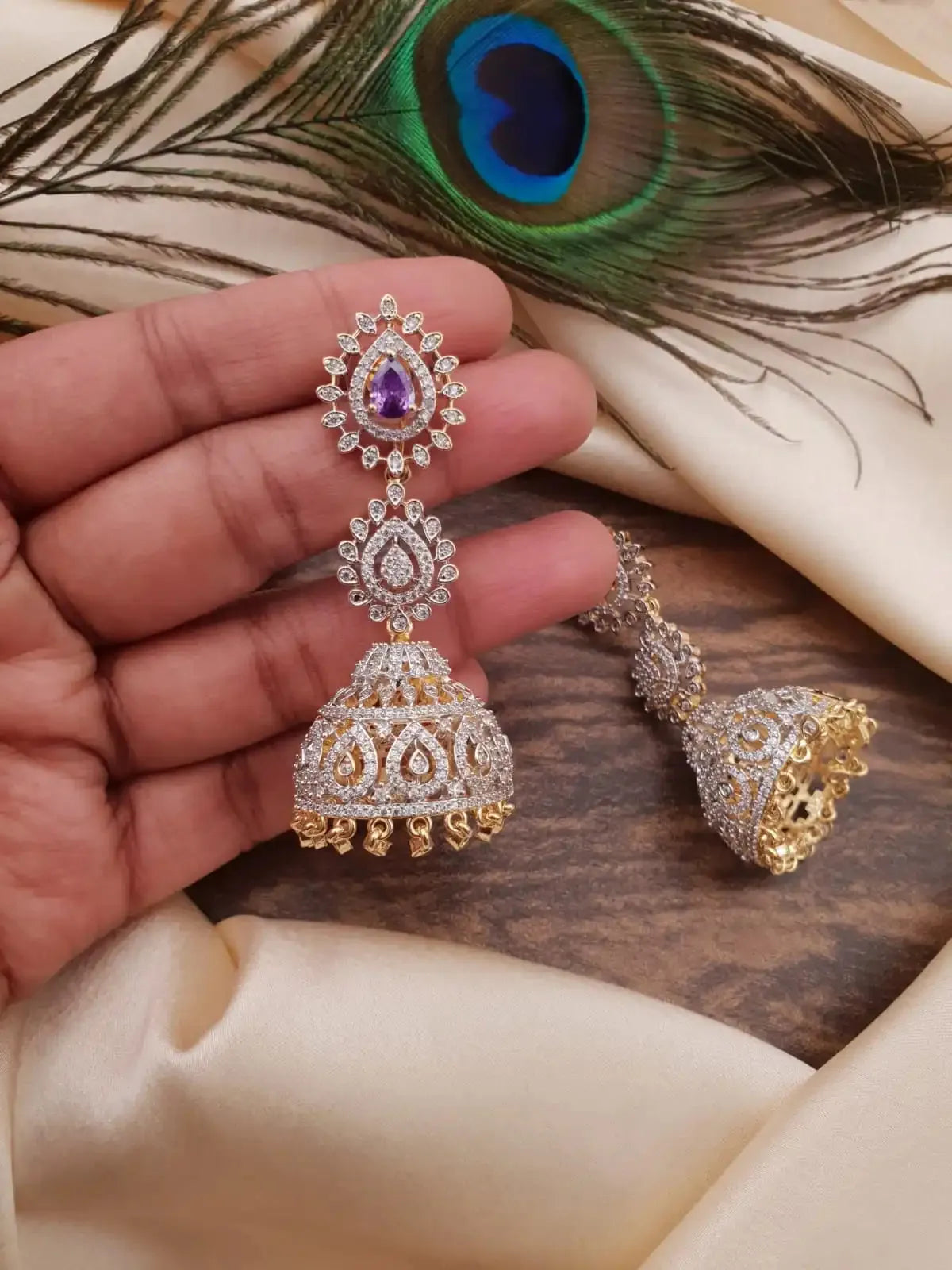 American diamond stones jumkha